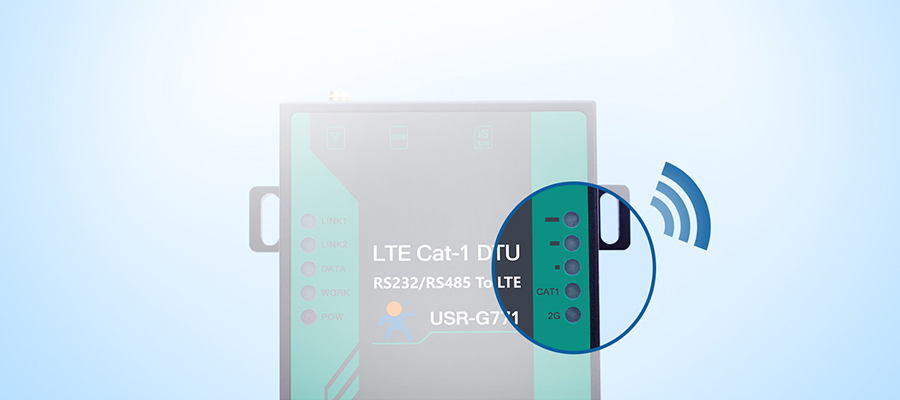 cat1 dtu 貼心的信號狀態(tài)指示燈顯示