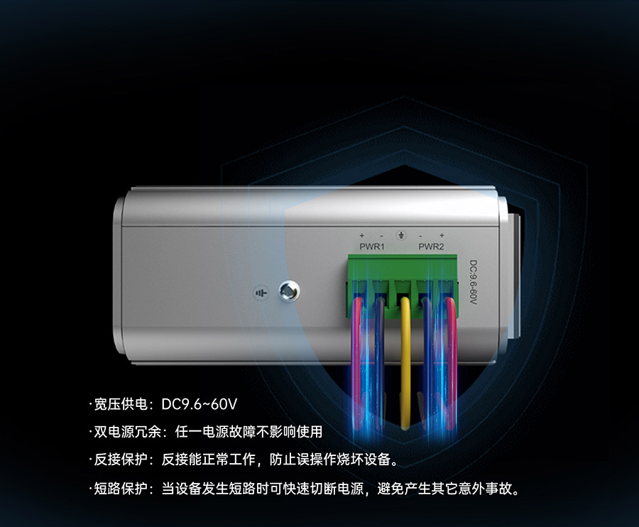 工業(yè)交換機的多重電源保護